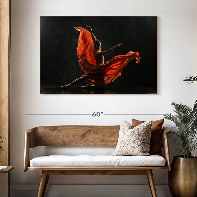 Superbe ballerine, H 32 po x l 48 po