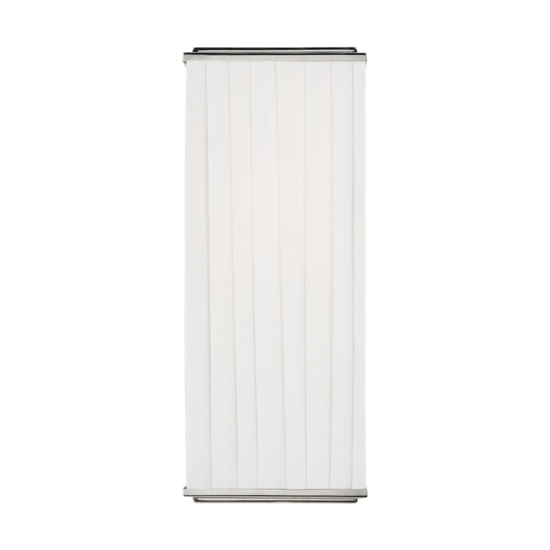 Applique murale en acier Esther, Nickel poli