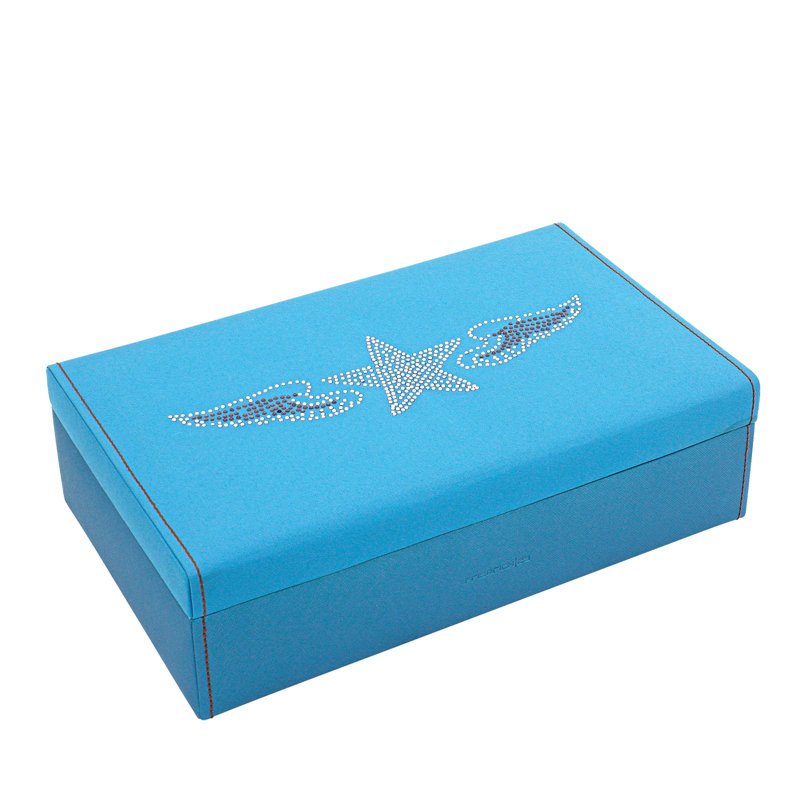 Bacara Jewellery Box, Blue