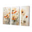 Ensemble de décorations murales Beige Poppy Meadow Melody II - Coquelicots-107749249-107749251