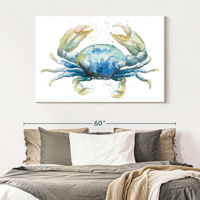 Brampt Cangrejo Azul Square, 34" H x 51" W