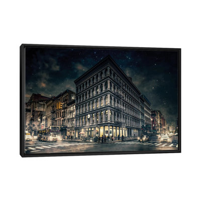 « back to gotham » par jackson carvalho, impression sur toile tendue