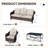5-person Outdoor Patio Rattan Seating Group-1496410274