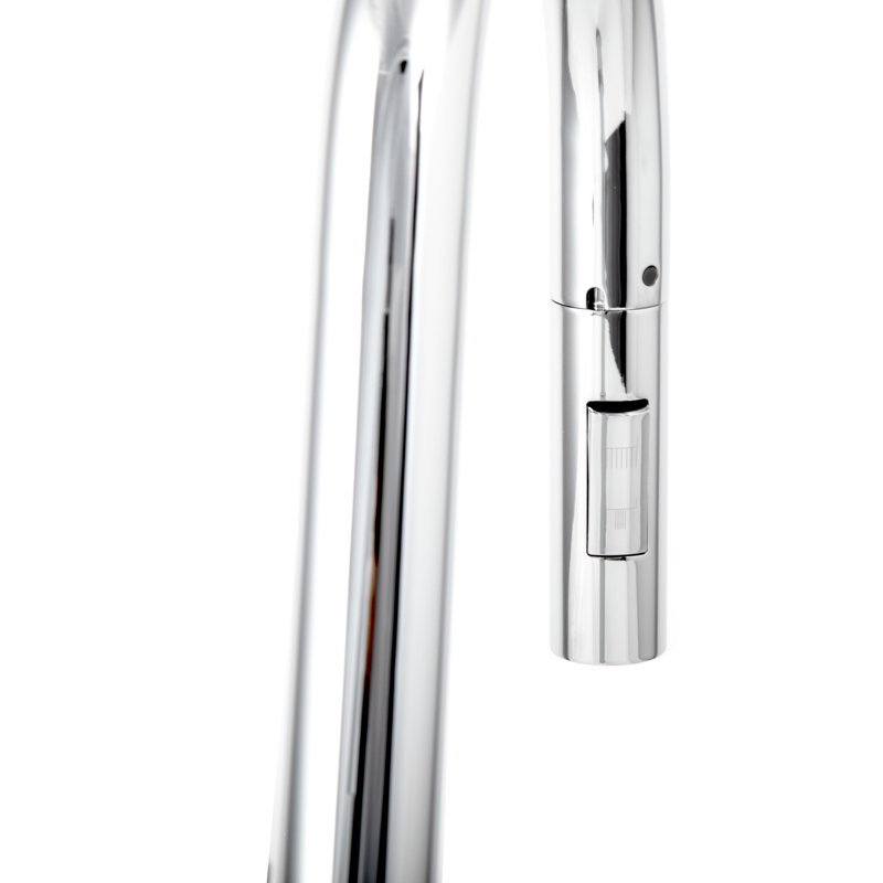 Gemini Single Handle Kitchen Faucet with Side Spray and Accessories, Chrome