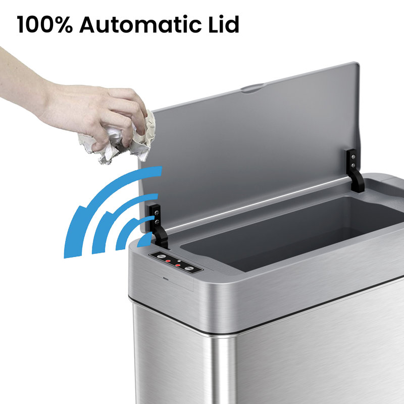 Slim Sensor 4 Gallon Waste Basket