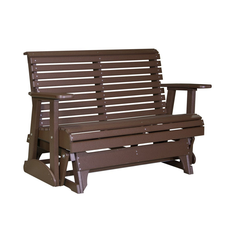 Banc coulissant adirondack Shaina, Brun châtaigne