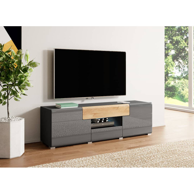 Bryaunna Unfinished TV Stand for TVs up to 70", Grey