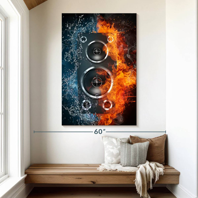 Haut-parleur Abarca Fire and Water, H 51 po x l 34 po
