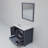 Jacques 36 in. W x 22 in. D Left Offset Bath Vanity and 34 in. Mirror-66637714-90699864