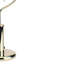Lampe de table haute 27 po en métal avec finition dorée, conception de lustre en cristal-363523988