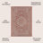 Moten Medallion Textured Weave Red/Taupe Indoor/Outdoor Rug-1162201701