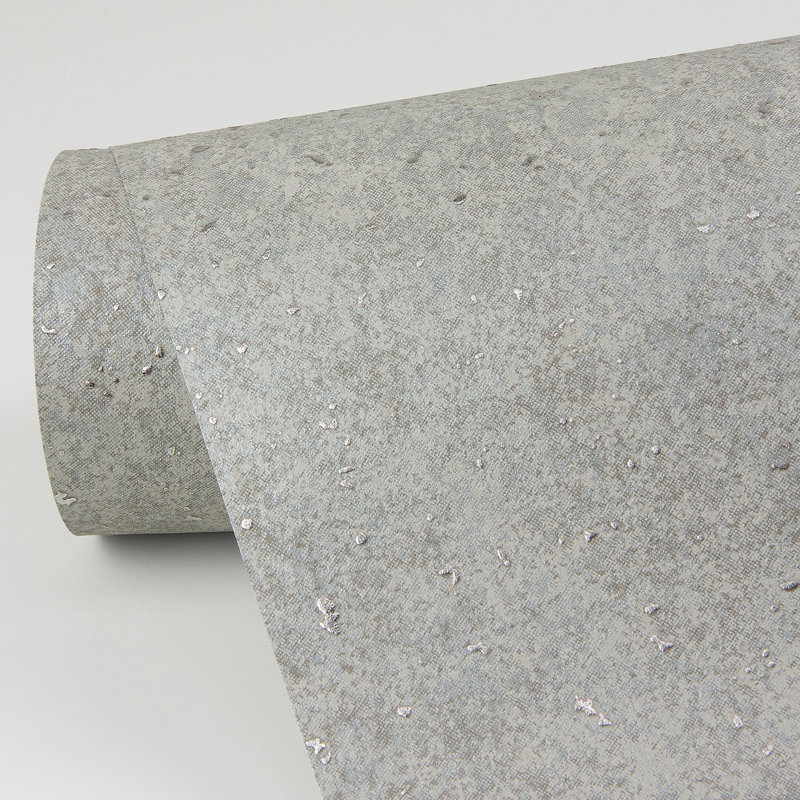 Cibola Metallic Wallpaper Roll, Gray