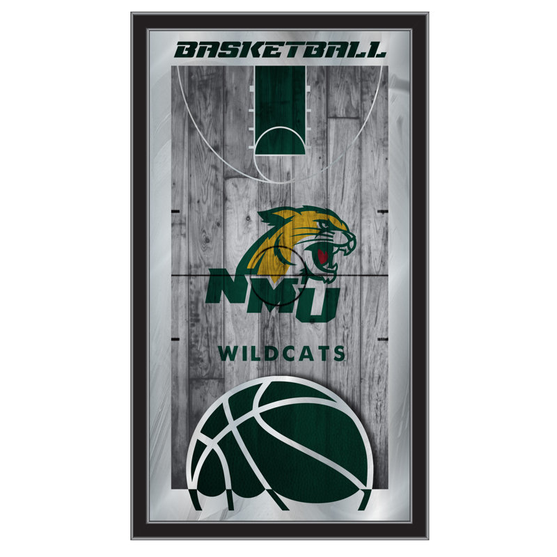 « basket mirror », impression encadrée NCAA, Northern Michigan