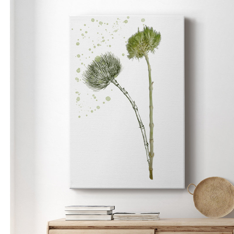 «Botany Flower V», impression sur toile tendue, H 12 po x l 8 po x P 1 po