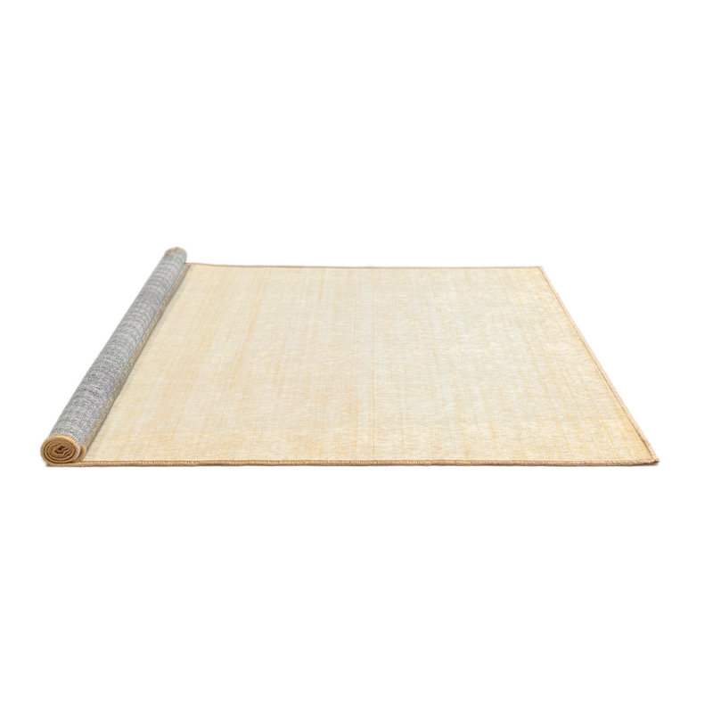 Washable Abstract Indoor Rug, Square 5'