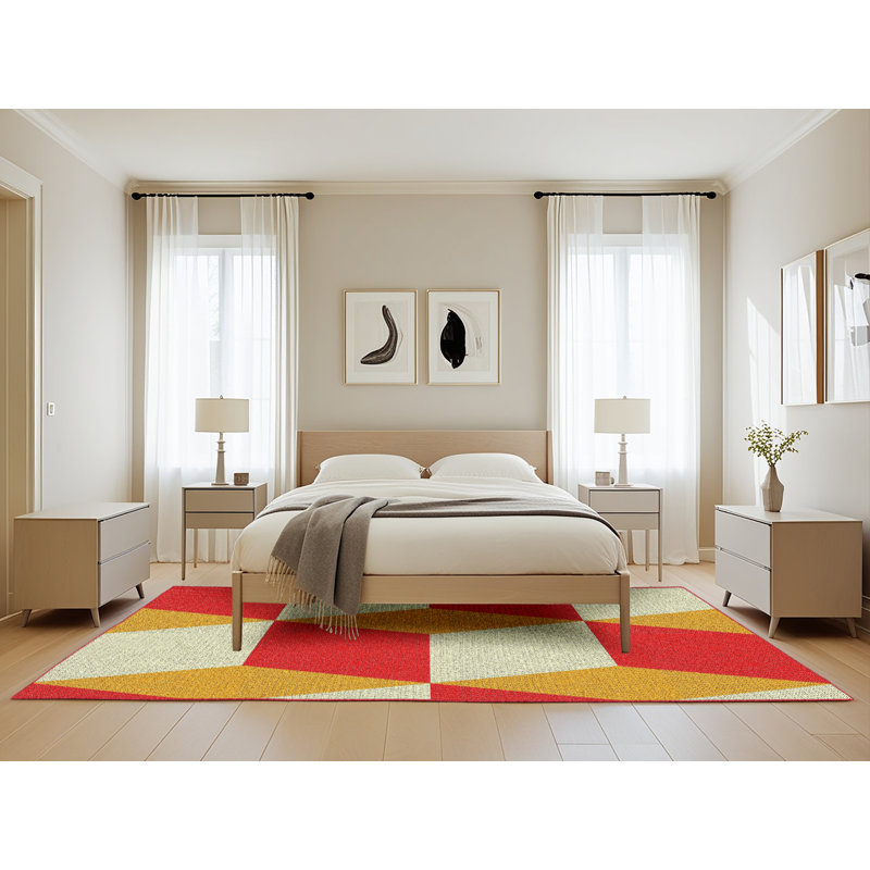 Ranney Geometric Indoor Rug, Rectangle 5' x 8'