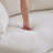 73.8" W Chenille Upholstered Slipcovered Curved Sofa-484539118