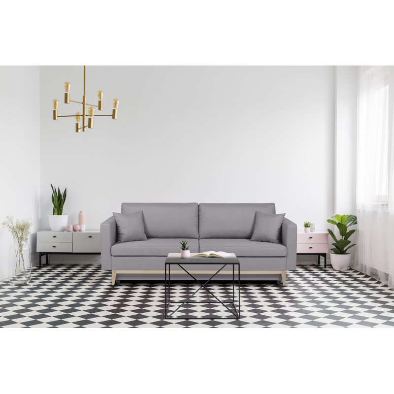 Highland 3 Seater Sofa, Beige/Grey