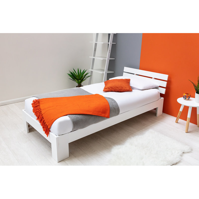 Strickler Solid Wood Bed, Single (3'), 12cm Memory Foam