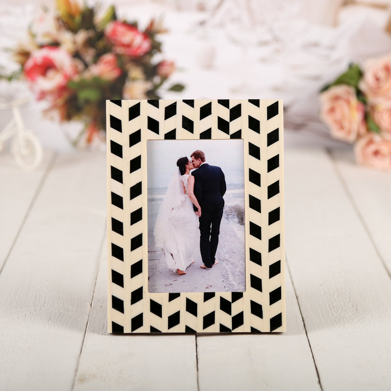 Gellert Black Wood Picture Frame, 7.48" x 9.45"