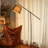 Latefah 70.86'' Black Arched/Arc Floor Lamp