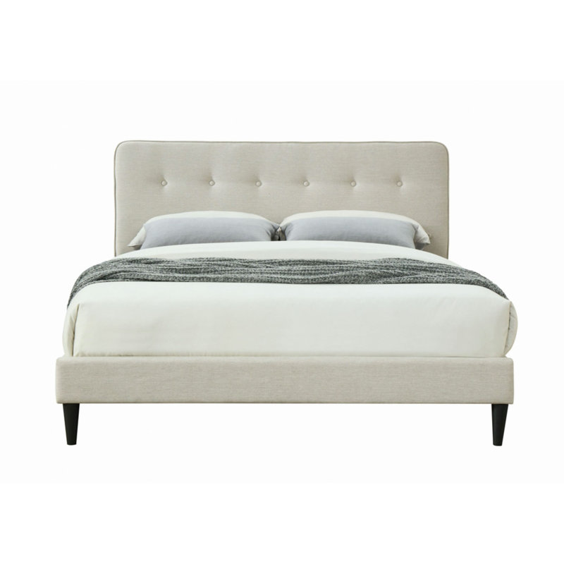 Upholstered Bed In A Box W/ USB, Lit double