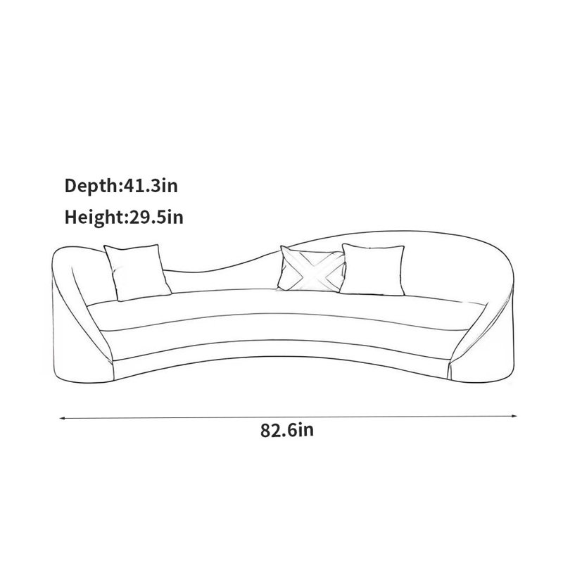 Simple Leisure Sofa - Stylish & Comfortable | Wayfair CA