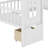 Adonya Kids Twin Over Twin Bunk Bed-182423035