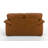 Capri 68" Wide 100% Full Top Grain Leather Loveseat-95382493