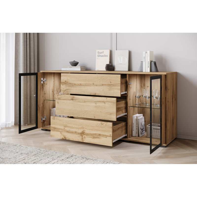 Demicah Laminate 3 - Drawer Rectangle Accent Chest, Brown