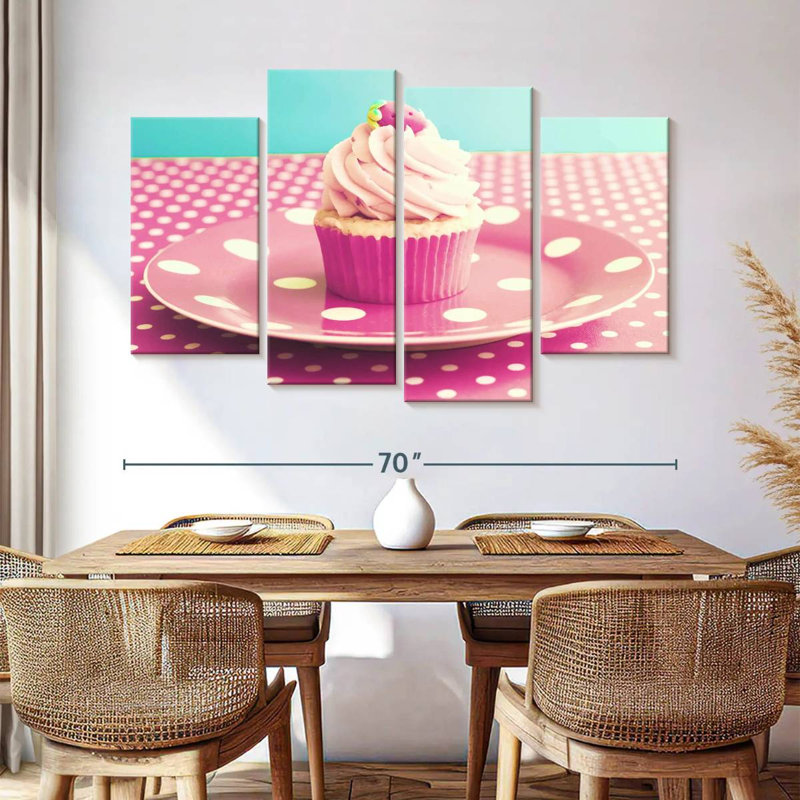 Yarlin Cupcake, 42" H x 68" W