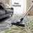 Hagy Modern Floral Textured Weave Navy/Green Indoor/Outdoor Rug-762161977