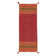 Azizi Striped Hand Woven Cotton Red Rug
