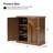 Manufactured Wood 36" W 2-Door Accent Cabinet with Adjustable Shelves-725215782