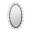 Miroir mural Chains of Love - noir mat / argent texturé