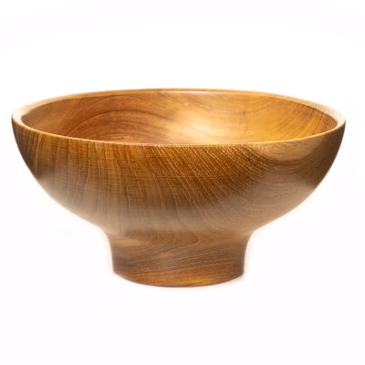 Large bol en bois de teck Tamadon - ensemble de 4 jumbo
