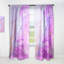 Nuage d'encre rose rose tendre - Rideau moderne - Velours obscurcissant - 1 panneau-70405012