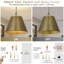 Luminaire suspendu vintage en laiton vieilli avec chaîne réglable - plafonnier industriel à tête simple