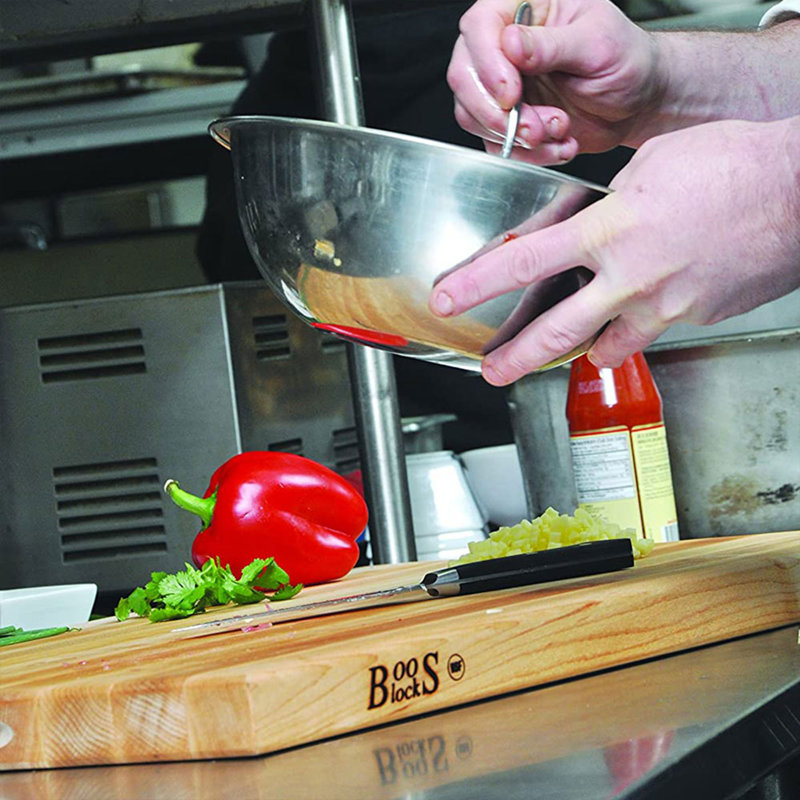 John Boos Platinum Commercial Edge Grain Maple Cutting Board, 24" L x 18" W
