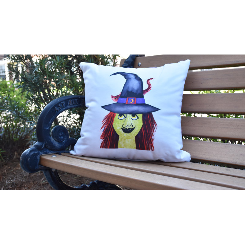 Coussin d'extérieur Witches Brew Square, Crème, 20 po x 20 po