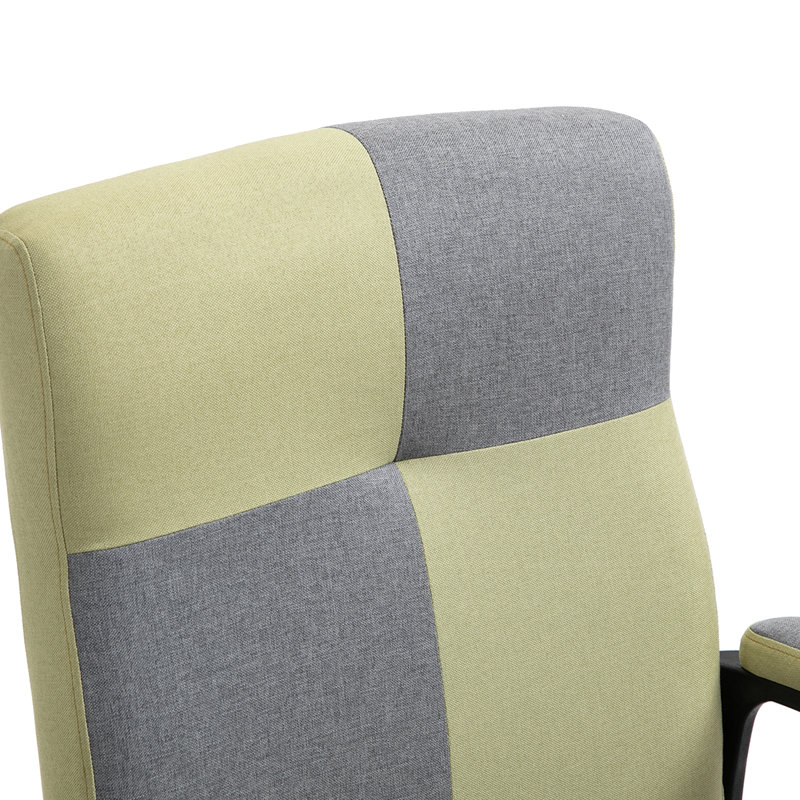 Fauteuil de conférence, Gris/vert
