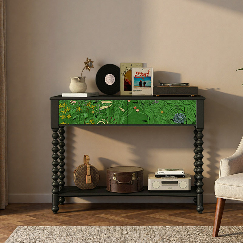 Console multifonctionnelle à motifs de tiroirs