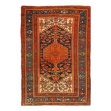 Canvello Fine Hand Knotted Silkroad Hamadan Rugs - 4'3'' X 6'3''