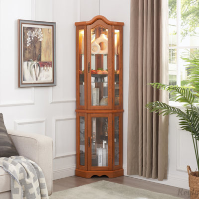 Vitrine lumineuse en verre