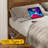 Platform Bed with LED Adjustable Headboard and Charging Port-566509733-543146574