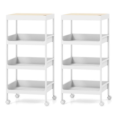 33'' H x 16'' W Utility Cart with Wheels