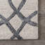 Tapis gris / blanc / bleu en laine touffeté à la main Magnus-1164589385