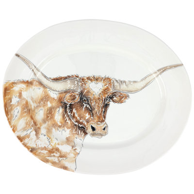 Plat ovale Fattoria Longhorn
