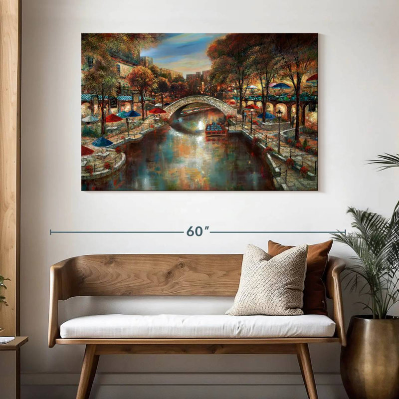 Soirée Sirci sur le canal, H 32 po x l 48 po