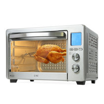 LNC Air Fryer Toaster Oven Combo-Silver - LNC